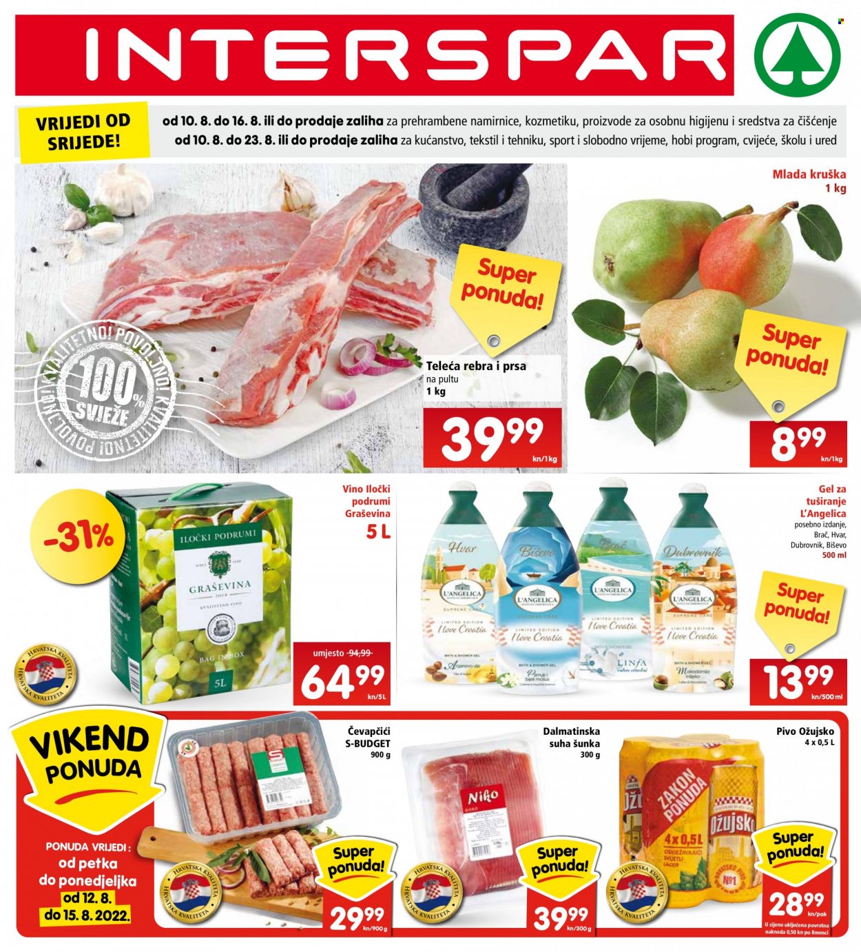 INTERSPAR katalog - 10.08.2022. - 16.08.2022.