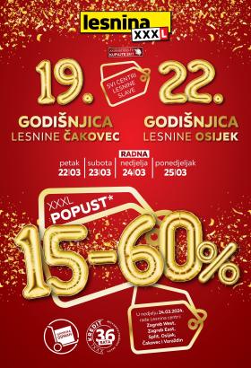 Lesnina - Godišnjica Lesnine Čakovec i Osijek