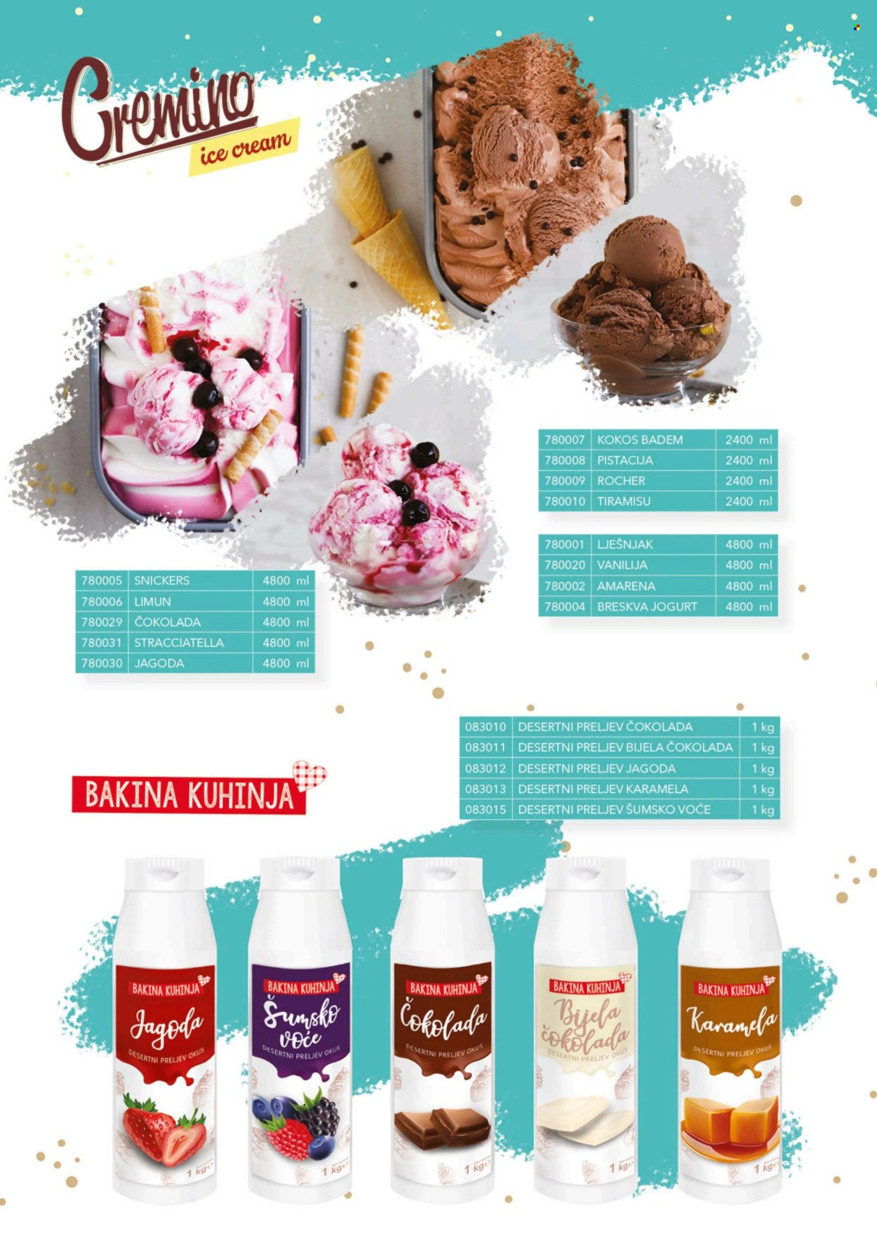 Sladoledi katalog