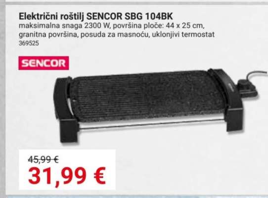 Električni roštilj SENCOR SBG 104BK