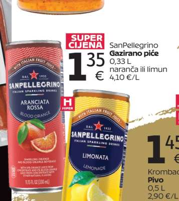 SANPELLEGRINO Gazirano piće