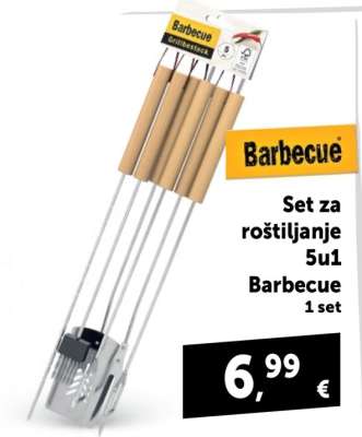 Set za roštiljanje 5u1 Barbecue