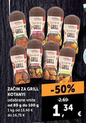 Začin za grill Kotanyi