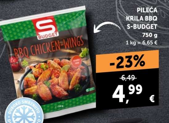 PILEĆA KRILA BBQ S-BUDGET