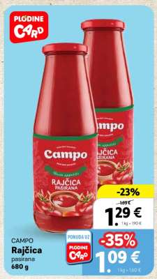 Campo Rajčica pasirana 680 g