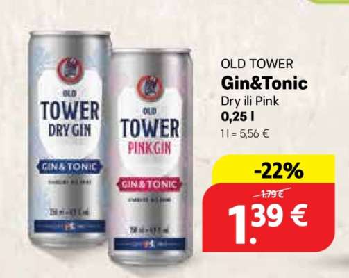 OLD TOWER Gin&Tonic