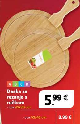 Daska za rezanje s ručkom