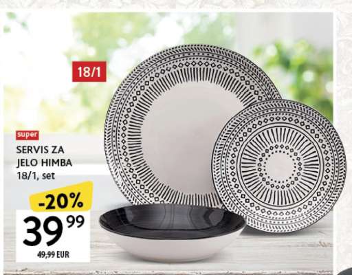 SERVIS ZA JELO HIMBA