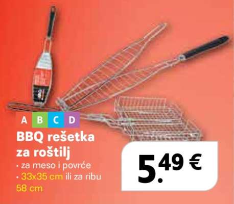 BBQ rešetka za roštilj