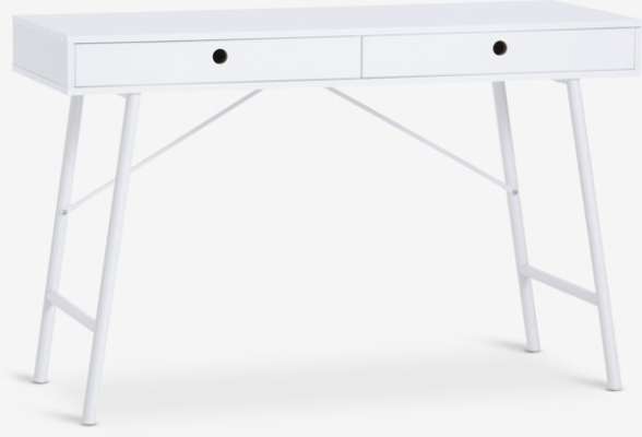 Radni stol LINDVED/STENVAD 48x120 2 ladice bijela