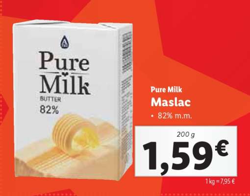 PURE MILK Maslac