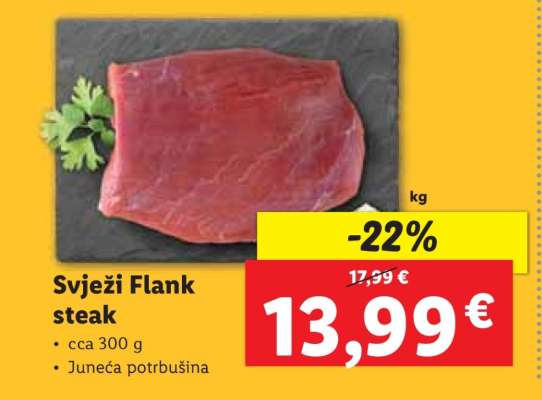 Svježi Flank steak