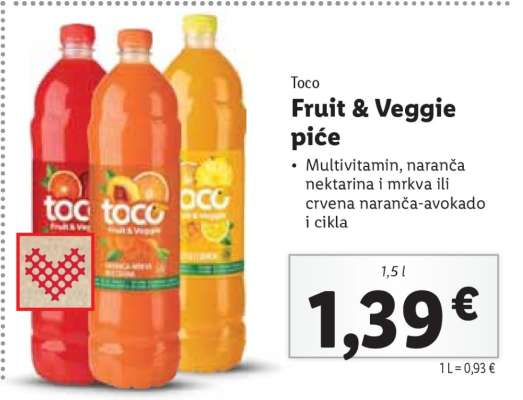 Toco Fruit & Veggie piće