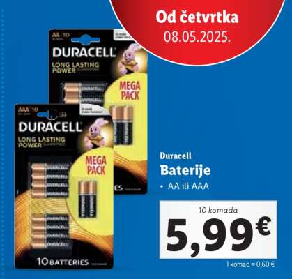 DURACELL Baterije