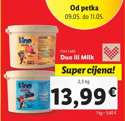 Lino Lada Duo ili milk