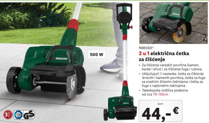 PARKSIDE® 2 u 1 električna četka za čišćenje