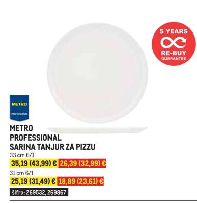 METRO PROFESSIONAL SARINA TANJUR ZA PIZZU
