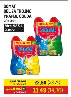 SOMAT GEL ZA TROJNO PRANJE OSUĐA