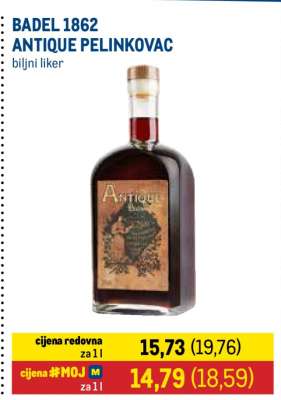BADEL 1862 ANTIQUE PELINKOVAC