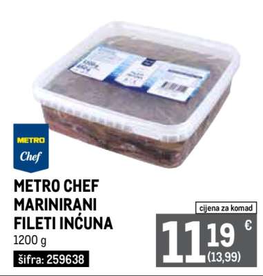 METRO CHEF MARINIRANI FILETI INĆUNA