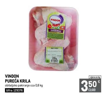 VINDON Pureća krila