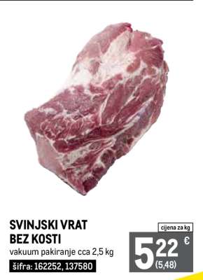 Svinjski vrat bez kosti