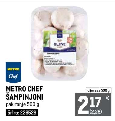 METRO CHEF ŠAMPINJONI