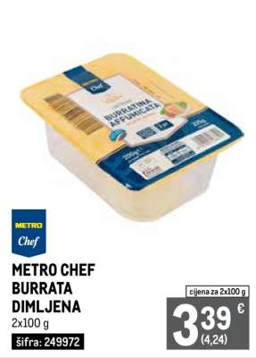 METRO CHEF BURRATA DIMLJENA