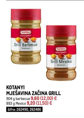KOTANYI MJEŠAVINA ZAČINA GRILL