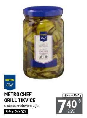 METRO CHEF GRILL TIKVICE