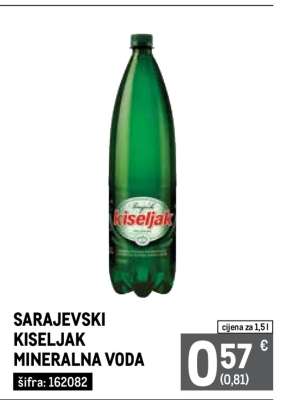 SARAJEVSKI KISELJAK Mineralna voda