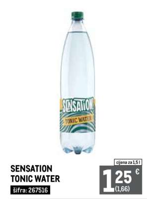 SENSATION TONIC WATER