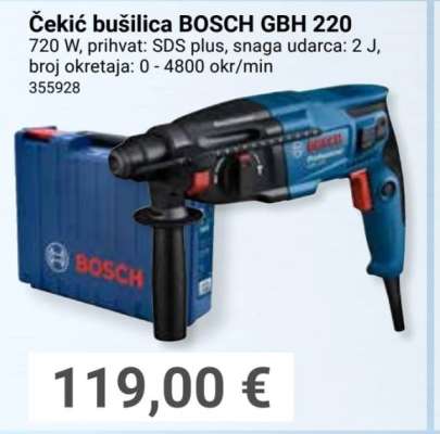 Čekić bušilica BOSCH GBH 220