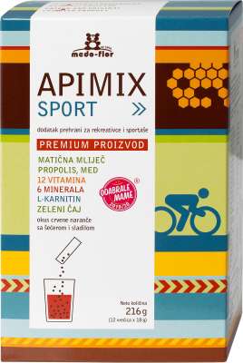 medo-flor Apimix Sport premium dodatak prehrani za rekreativce i sportaše