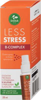 GreenLab Less Stress B-Complex dodatak prehrani u spreju
