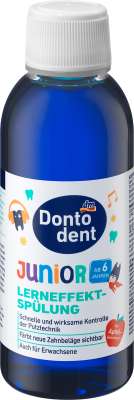 Dontodent Junior vodica za ispiranje usta s plavim indikatorom plaka