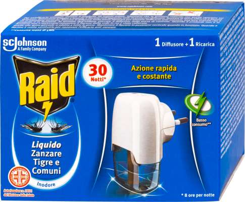 Raid Silver električni aparatić i tekućina protiv komaraca