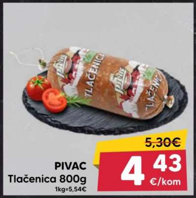 PIVAC Tlačenica 800g