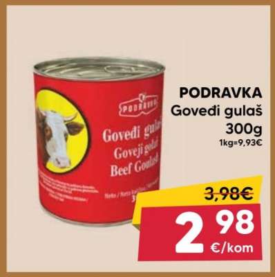 PODRAVKA Goveđi gulaš