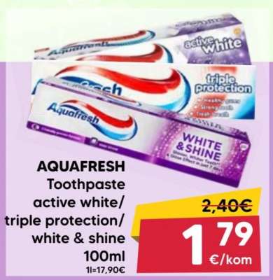 AQUAFRESH Toothpaste