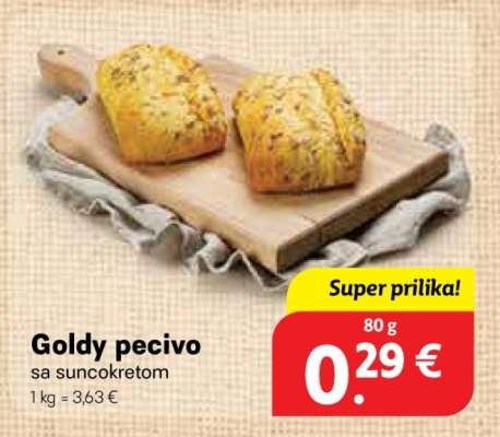 Goldy pecivo
