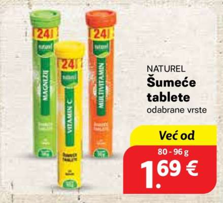 NATUREL ŠUMEĆE TABLETE