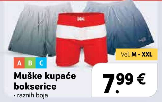 Muške kupaće bokserice