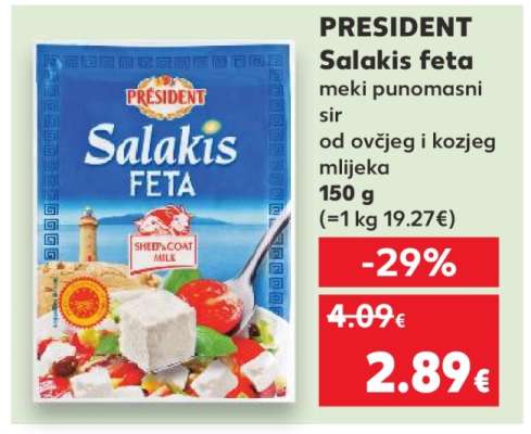 PRESIDENT Salakis feta