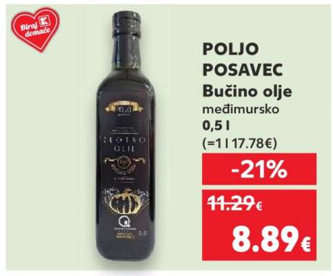 POLJO POSAVEC Bučino olje