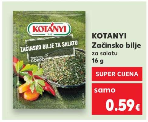 KOTANYI Začinsko bilje za salatu 16 g