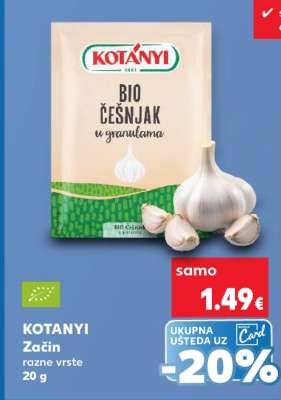 KOTANYI Začin razne vrste 20 g