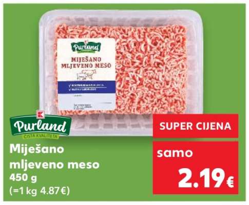 MIJEŠANO MLJEVENO MESO