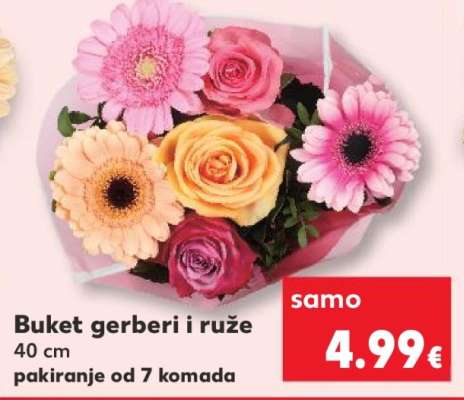 Buket gerberi i ruže