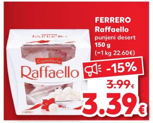 FERRERO Raffaello punjeni desert 150 g